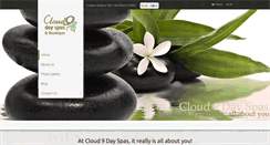 Desktop Screenshot of cloud9dayspas.com