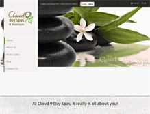 Tablet Screenshot of cloud9dayspas.com